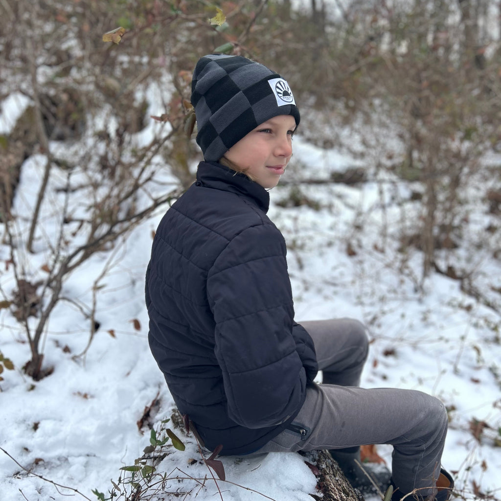 Checkered Beanie